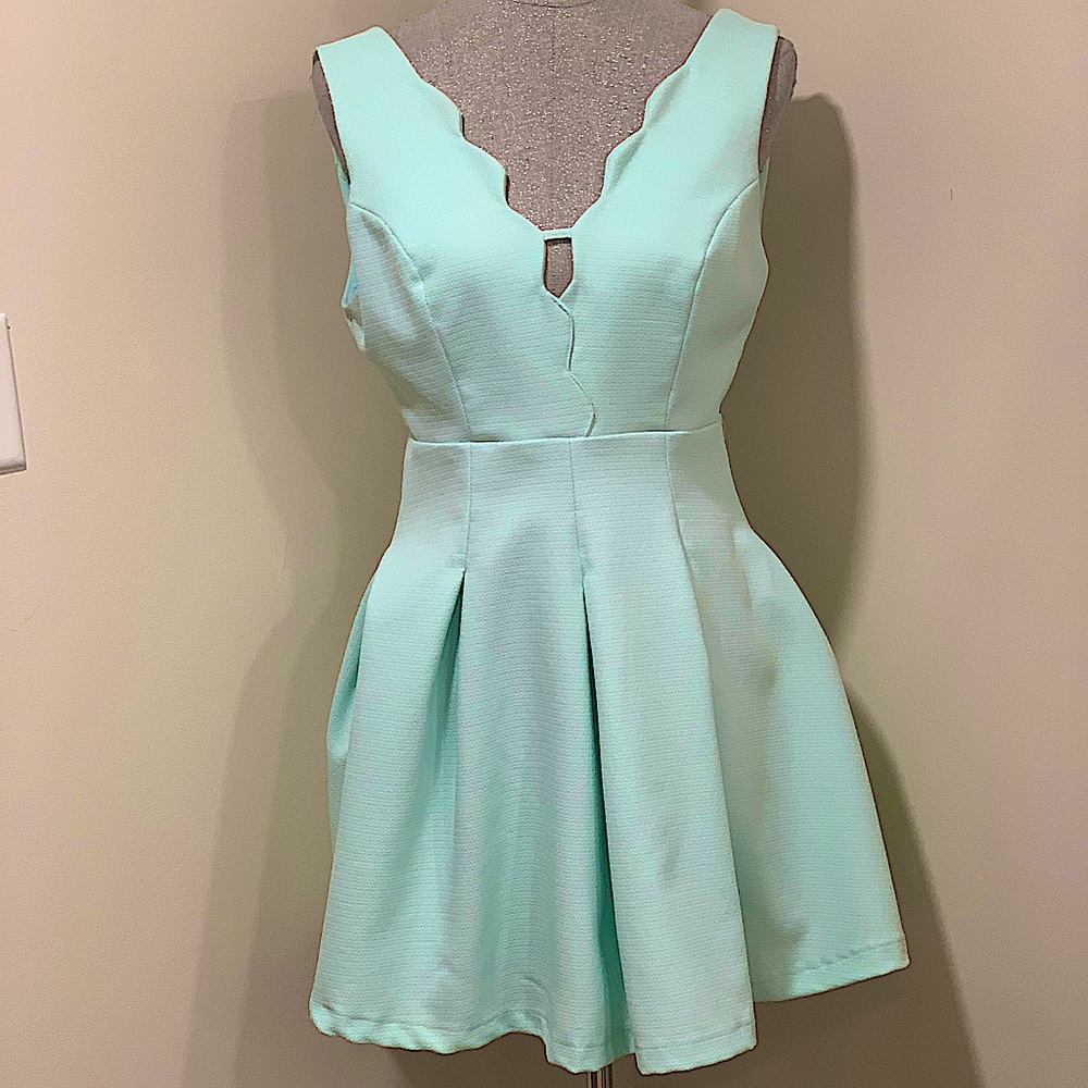 Vintage Teal Dress